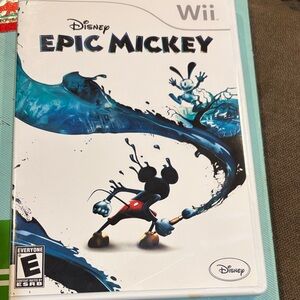 Disney Epic Mickey Wii Game - Black, Blue, and White